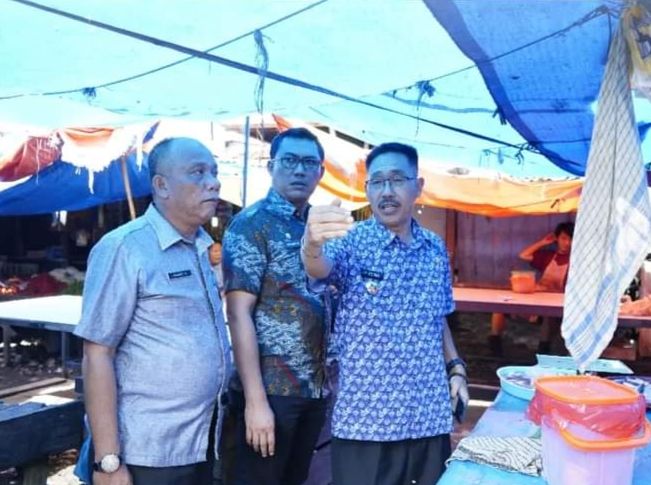 Edimin Tinjau Implementasi Penertiban Pasar Kotapinang