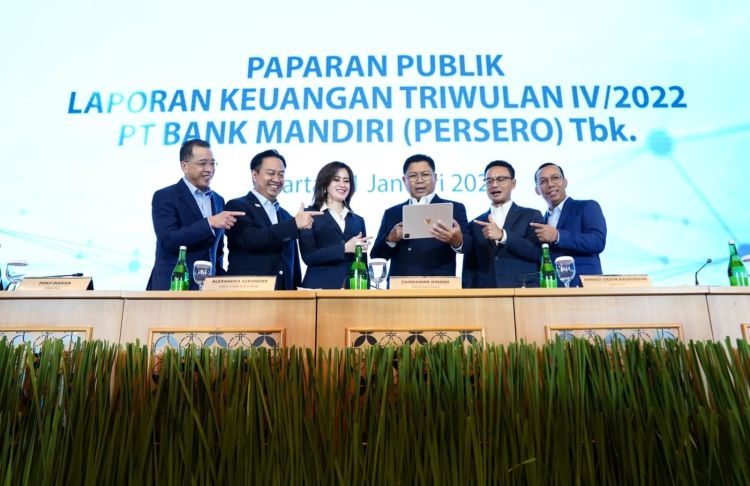 Keberhasilan Transformasi Bisnis Bank Mandiri Mendukung Kinerja 2022 yang Cemerlang