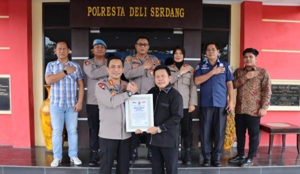 Polresta Deliserdang Diganjar Presisi Award gegara Hal Ini