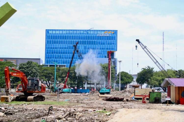 Revitalisasi Lapangan Merdeka  Ditarget Selesai 16 Februari 2023