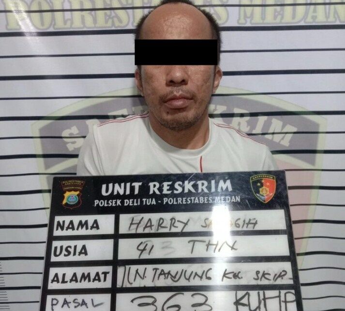 Polsek Delitua Ringkus Pembobol Rumah Kos