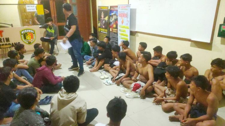 Patroli Presisi Polresta Deliserdang Amankan 46 Remaja Diduga Geng Motor