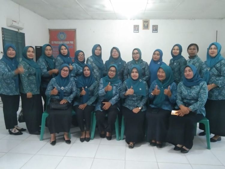 Ketua TP PKK Kecamatan Bilah Hulu Adakan Pertemuan Bulanan