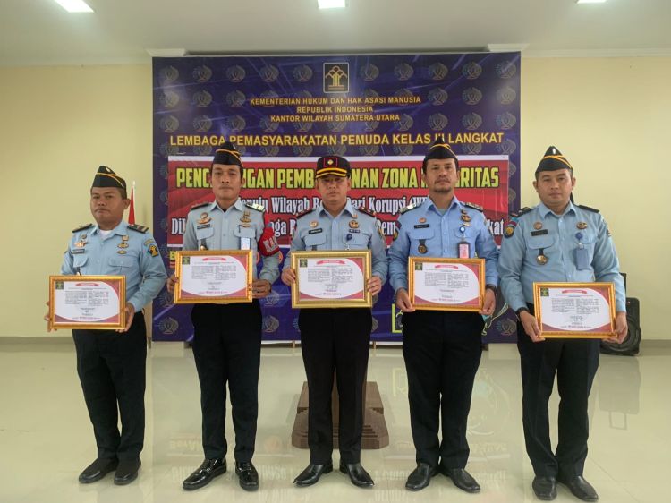 Lapas Pemuda Langkat Teken Komitmen Pembangunan Zona Integritas WBK/WBBM