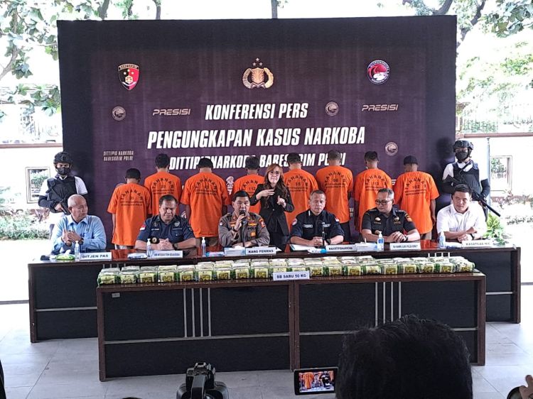 Belum Kapok, Terpidana Mati di Lapas Tanjung Gusta Kendalikan Peredaran 50 Kilogram Sabu