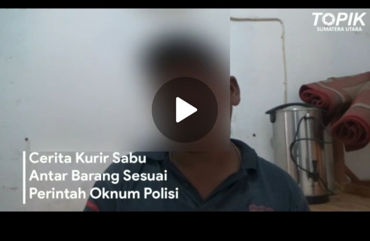 Viral ! Ada Oknum Polisi di Binjai Perintahkan Kurir Antarkan Sabu