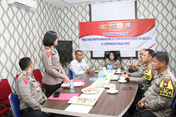 Penelitian Mahasiswa STIK Angkatan 81 di Wilayah Polda Kepri, Brigjen Nurul: Membangun Kualitas Kepolisian Masa Depan