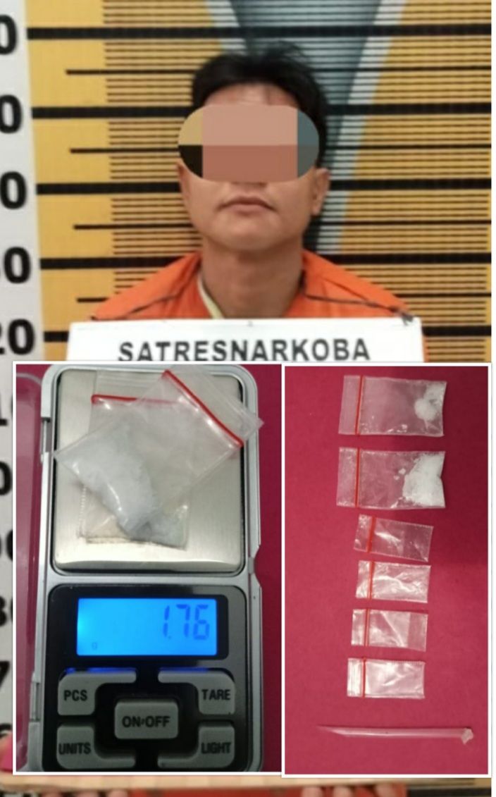Simpan 2 Paket Sabu Di Bawah Tikar, Pria Ini Di Simpan Dalam Sel