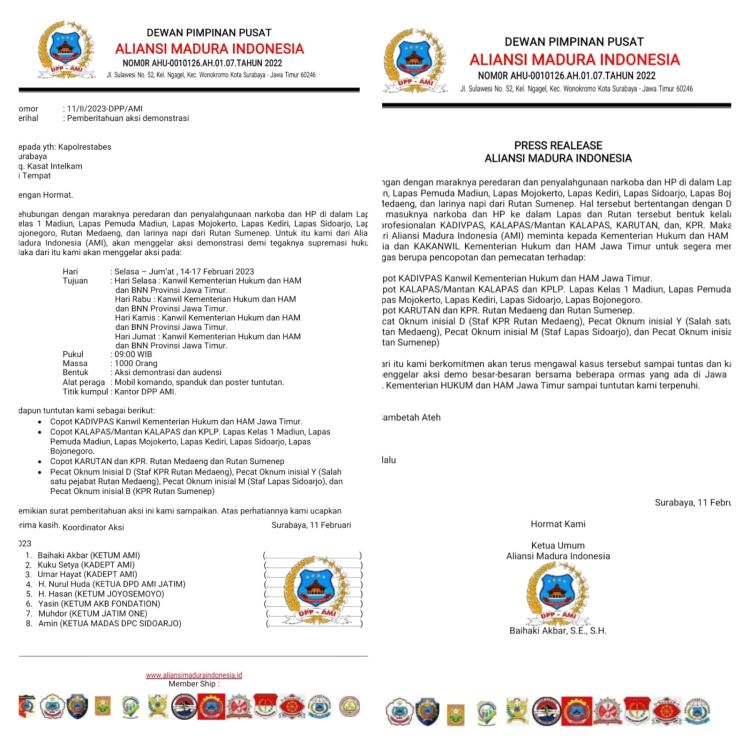 Ormas Madura Gelar Aksi Demo ke Dua