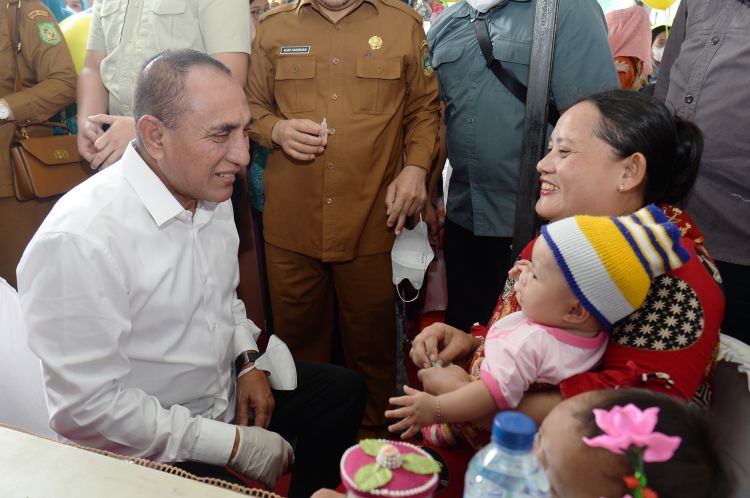 Gubernur Sumut Imbau Orang Tua Segera Imunisasi Balitanya