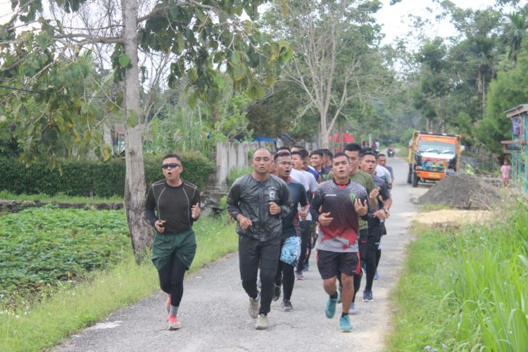 Begini Cara Prajurit Bima Sakti di Papua Untuk Menjaga Kondisi Fisik