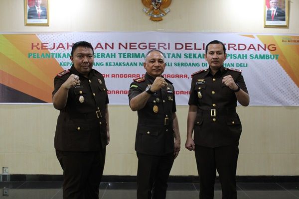 Dilantik Kajari, Hamonangan Parsaulian Sidauruk Resmi Jabat Kacabjari Labuhan Deli