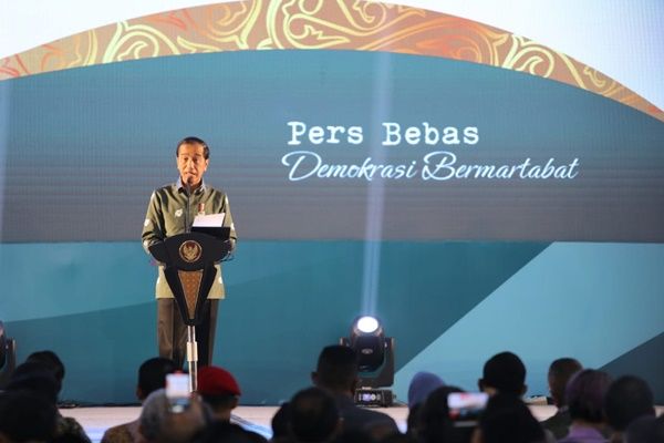 Puncak HPN 2023, Jokowi dan Edy Rahmayadi Kompak  Ingatkan Pers Bebas dan Bertanggung Jawab