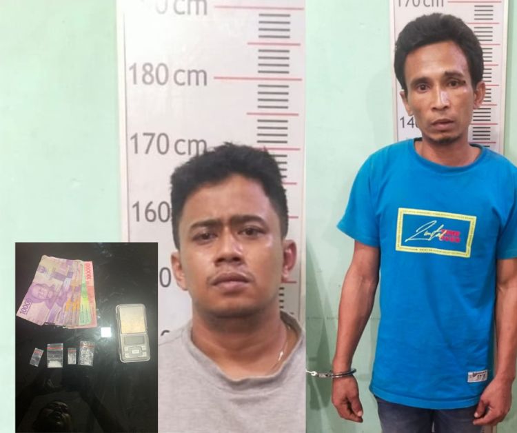 Ini Macam..! Petani Edarkan Sabu-sabu Ditangkap Warga Lalu Diserahkan ke Polisi