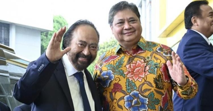 Surya Paloh Cs Disambut Air Langga Hartanto