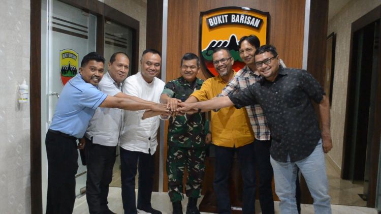 Persiapan HPN 2023, Ketua PWI Sumut dan Pangdam I/BB Bahas Kesiapan Pengamanan VVIP