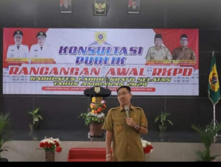 Bupati Labusel Buka Konsultasi Rancangan Awal RKPD TA 2024