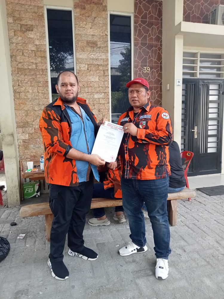 MPC Pemuda Pancasila Kota Medan Berikan SK PAC Medan Denai