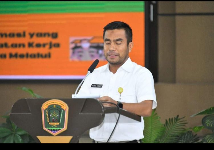 Wabup Labura Buka Kegiatan Forum Lintas OPD