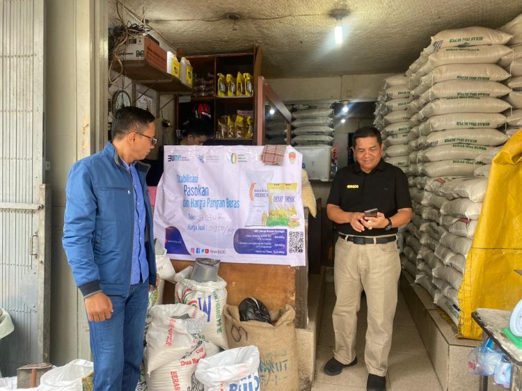 Intervensi Harga Beras BULOG Menunjukan Hasil, Harga Beras Di Medan Turun