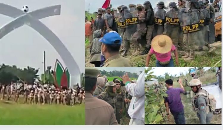 Ribut ! Pengusuran Lahan Sport Center Dengan Penggarap