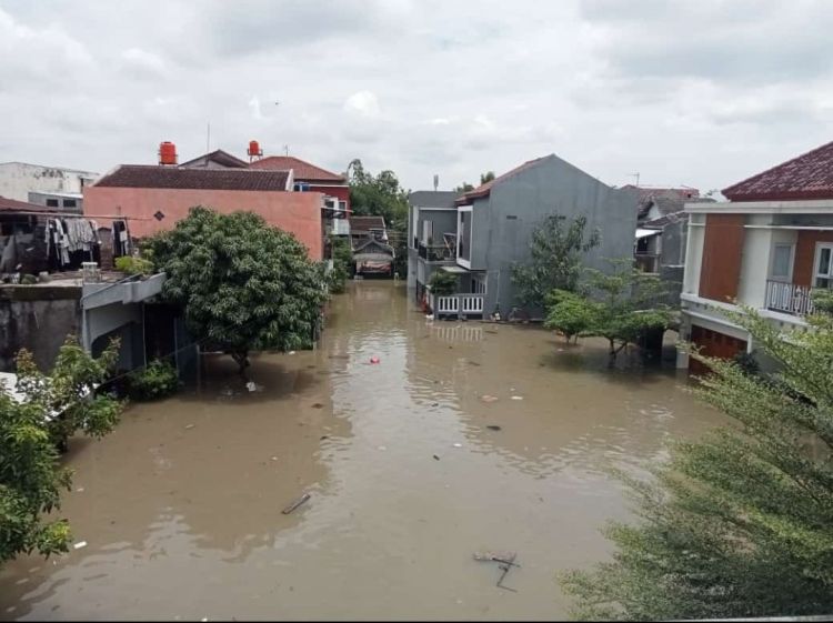 Luapan Bengawan Solo Berdampak pada Lima Kabupaten/Kota Terdampak Banjir