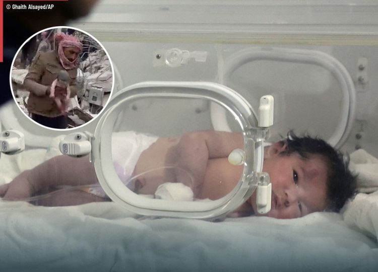 Seorang Bayi Lahir di Bawah Reruntuhan Gempa Suriah, Ibunya Meninggal