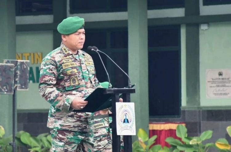 Jabat Irup, Kasrem 081/DSJ Bacakan Amanat Kasad Jenderal Dudung