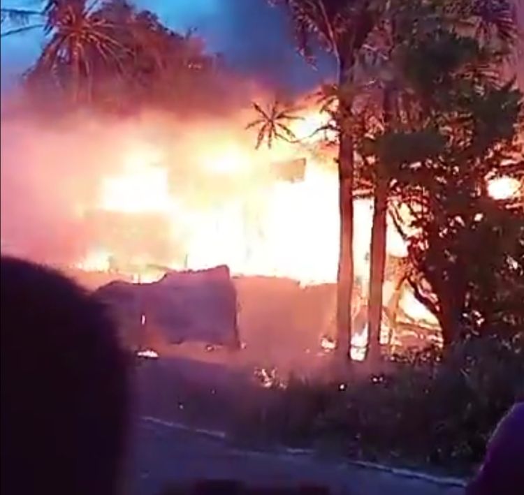 Satu Rumah di Labuhanbatu Hangus Dilalap Si Jago Merah