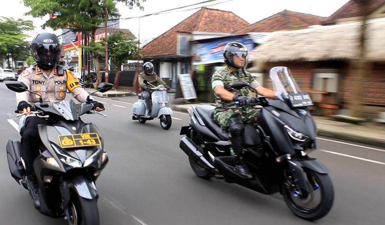 Kodim 0613/Ciamis  Gelar Touring Bersama Forkopimda Sambil Berpatroli
