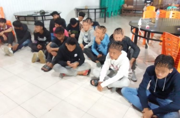 Polisi Amankan Puluhan Remaja Pesta Miras di Deliserdang