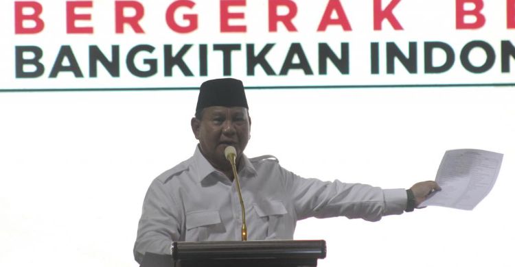 Di HUT Gerindra  Jokowi-Prabowo Saling Memuji