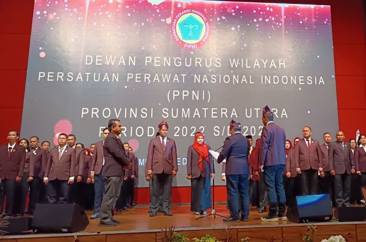 Pengurus DPW PPNI Sumut Resmi Dilantik