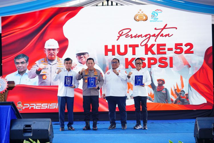 Kapolri Hadiri HUT ke-52 KSPSI, Apresiasi Perjuangan Buruh