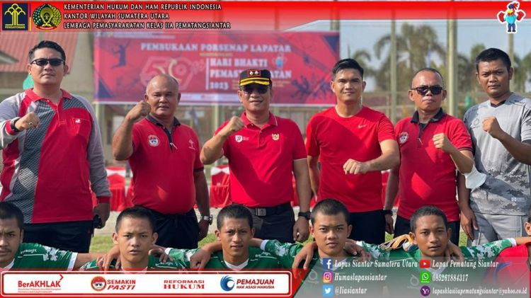 Pekan Olahraga Sesama Narapidana Lapas Dibukan Kemenkumham