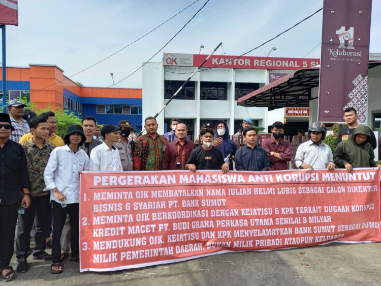 Soal Dugaan Kredit Macet Bank Mandiri Hingga Proyek 2,7 Triliunan Disoal Demo Mahasiswa di OJK