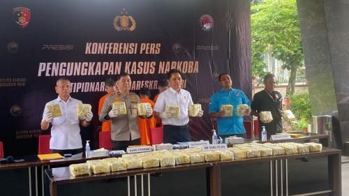 Bareskrim Gagalkan Penyelundupan 50 Kg Sabu asal Malaysia
