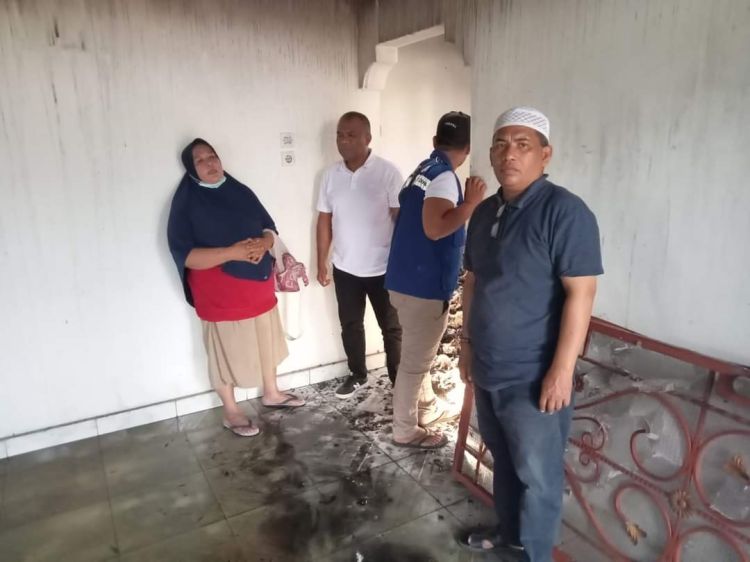 Pemkab Labuhanbatu Sampaikan Belasungkawa Atas Kebakaran di Rantau Utara