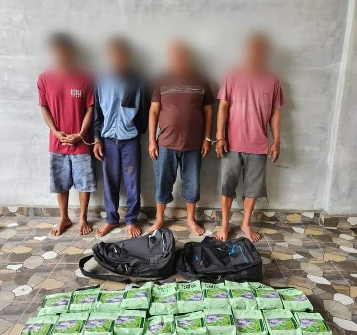 Polisi Amankan 20 Kg Sabu dari Malaysia dalam Sampan Nelayan di Tanjungbalai