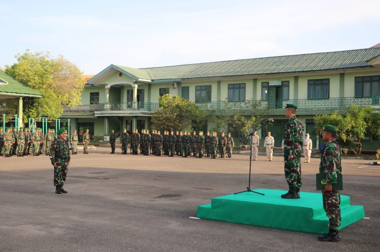 Pupuk Jiwa Nasionalisme, Kodim 0104 Aceh Timur Gelar Upacara Secara Rutin