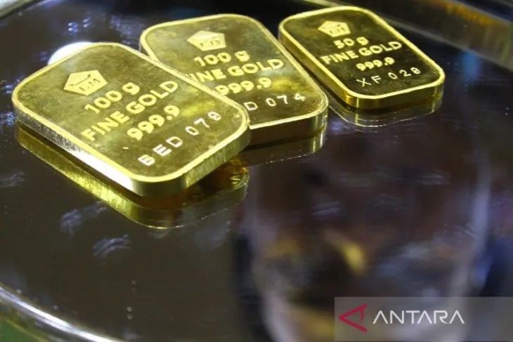 Harga Emas Antam Hari Ini Naik Rp1.000 jadi Rp1,025 juta Per Gram
