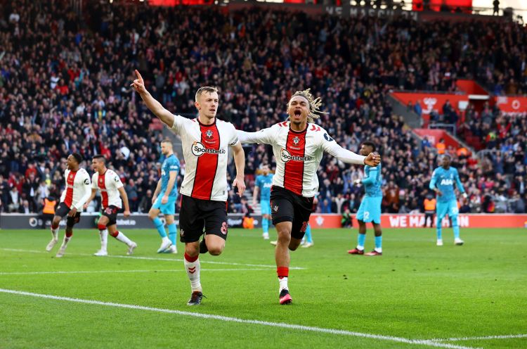 Southampton Sukses Tahan Imbang Tottenham Hotspur 3-3