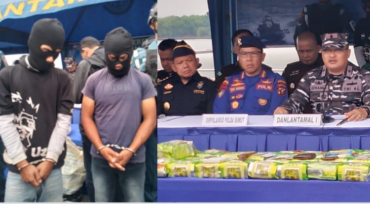 Sabu 36 Milyar Diamankan  Dari Perairan Lhokseumawe