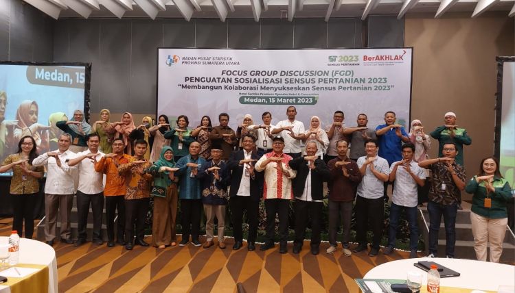 BPS Sumut Bangun Kolaborasi Sukseskan Sensus Pertanian 2023