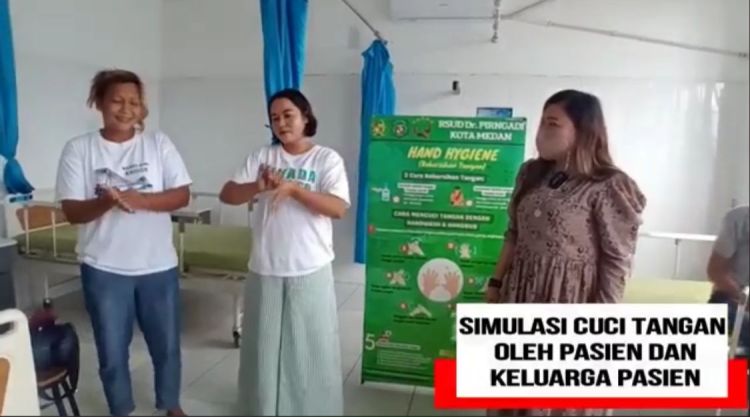 RS Pirngadi Edukasi Pasien, Tingkatkan Kesadaran Cuci Tangan