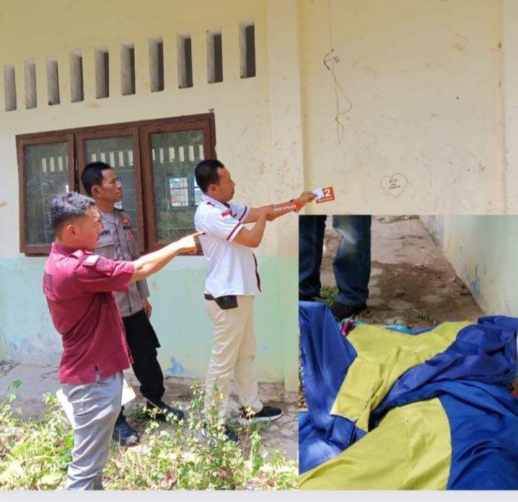 Terjadi Dibelakang Sekolah,   Pegang Kabel Lampu Pelajar Paluta Tewas