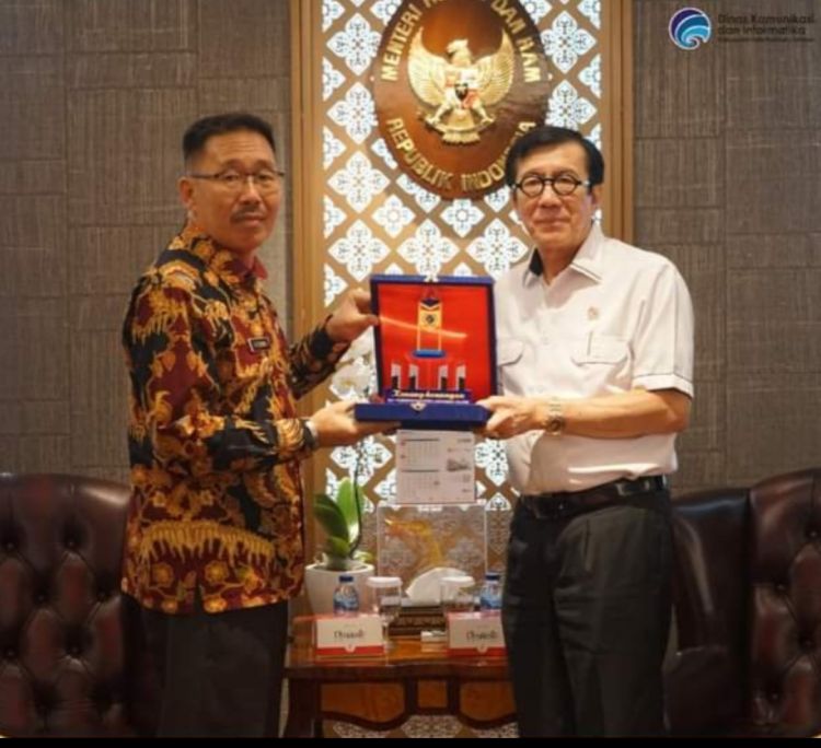 Terkait Pembangunan Lapas Kotapinang, Bupati Labusel Koordinasi ke Menkumham