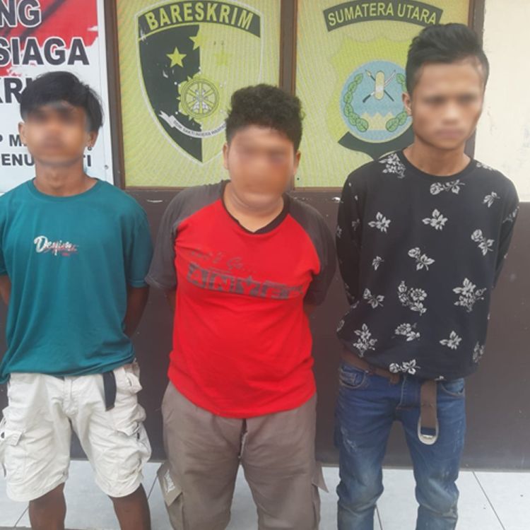 Polisi Gerebek Kampung Narkoba di Desa Sampali, 3 Pemuda Ditangkap