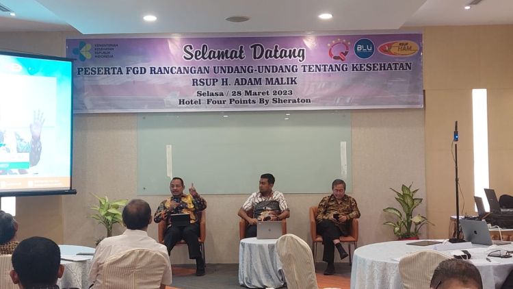 RSUP HAM Gelar FGD Bahas RUU Kesehatan