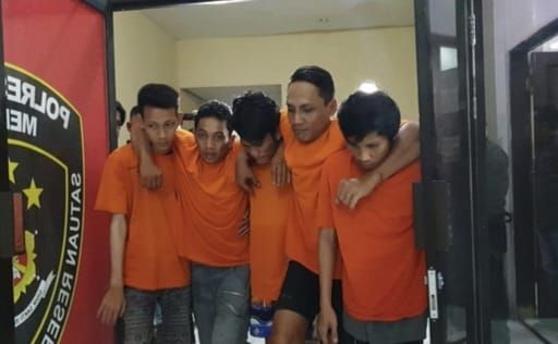 Polisi Ciduk Lima Pelaku Curanmor Beraksi Puluhan Kali, Dua Ditembak